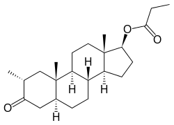 Chemical structure of Drostanolone