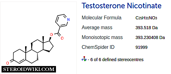 Testosterone Nicotinate