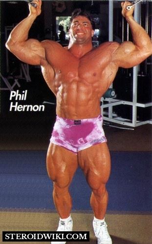 Phil Hernon double bicep curl