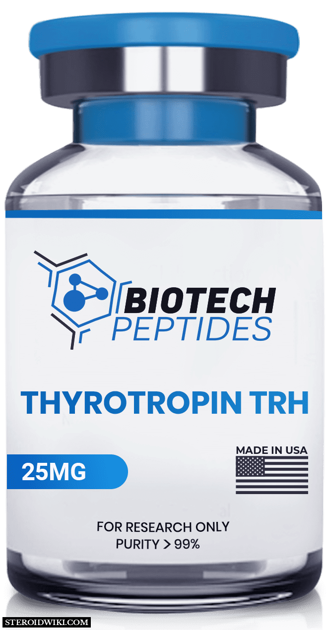 Vial containing Thyrel TRH (Protirelin)