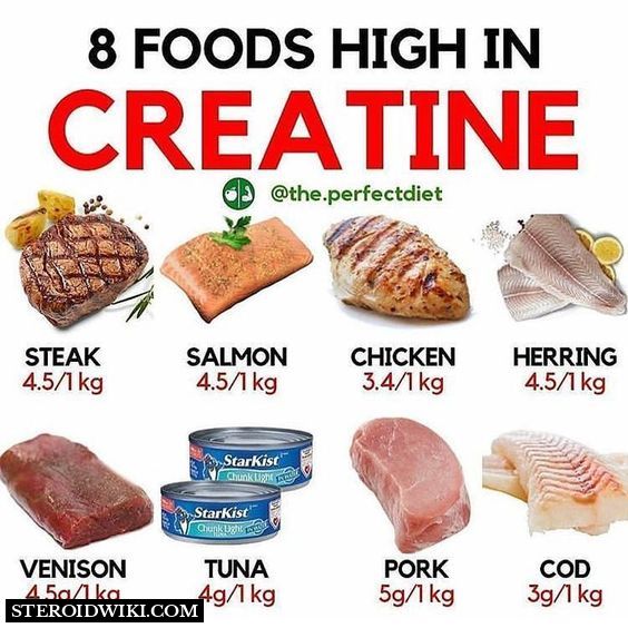 8 foods high in Creatine