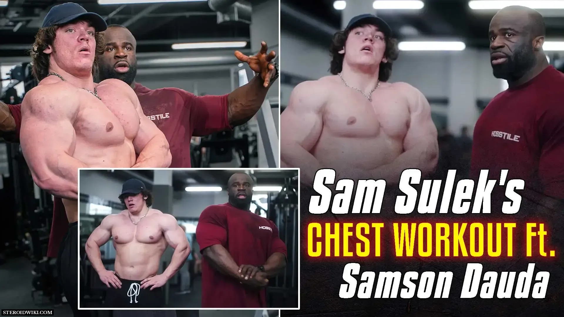 Sam Sulek chest workout ft. Samson Dauda