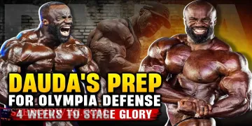 Samson Dauda Prepares for Olympia with Chest & Calves Training