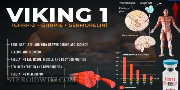 Viking 1 (GHRP-2 + GHRP-6 + Sermorelin) Peptide Vials