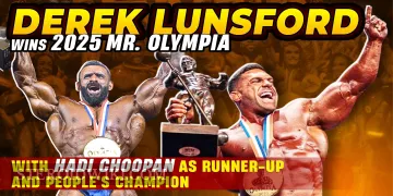Derek Lunsford Wins the 2025 Mr. Olympia