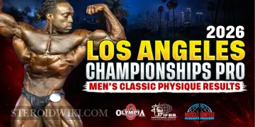2026 Los Angeles Championships Pro: Men&rsquo;s Classic Physique Results