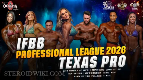 2026 IFBB Pro League Texas Pro Results