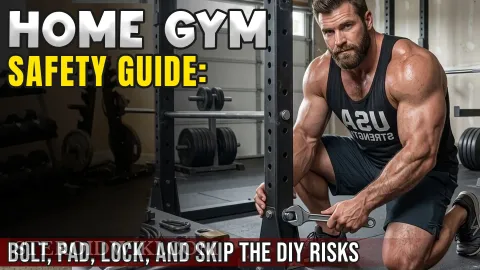 Home Gym Safety Guide: Bolt, Pad, Lock, and Skip the DIY Risks