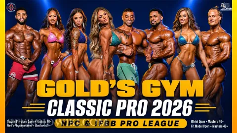 Gold&rsquo;s Gym Classic Pro 2026 NPC & IFBB PRO LEAGUE&nbsp;